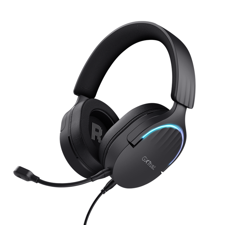 Casti gaming trustgxt 490p fayzo cu fir, interfata usb 2.0, frecventa de raspuns 20 hz - 20.000 hz, sensivitate 100 db, negru,  Casti audio | electropc.ro
