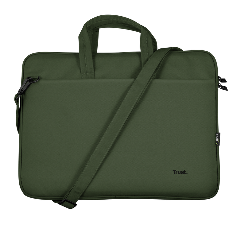 Kit geanta de laptop trust bologna pentru laptop-uri cu diagonala de pana la 16", mouse trust wireless, verde,  Genti laptop | electropc.ro