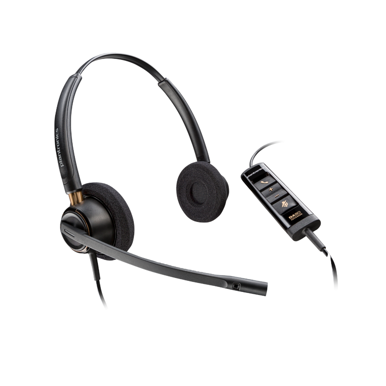 Poly encorepro 525 microsoft teams certified stereo with usb-a headset,  Casti audio | electropc.ro