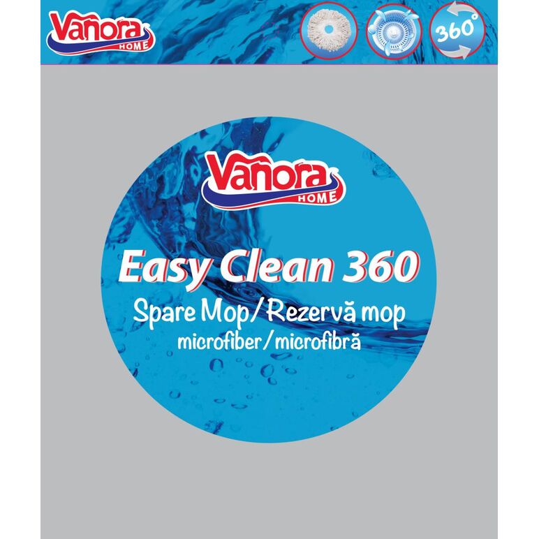 Set 3 rezerve mop rotativ 360,easy clean, vanora home  VN-YON-009M3