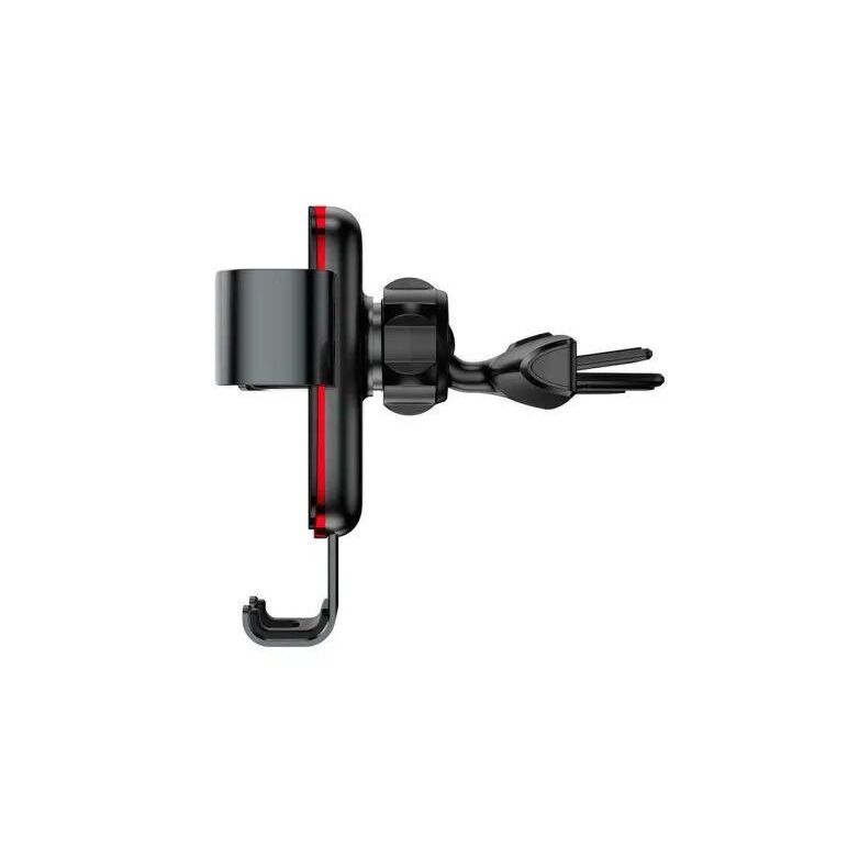 Suport auto baseus metal age gravity pt. smartphone, fixare in suport cd/dvd player auto, negru,  Accesorii | electropc.ro