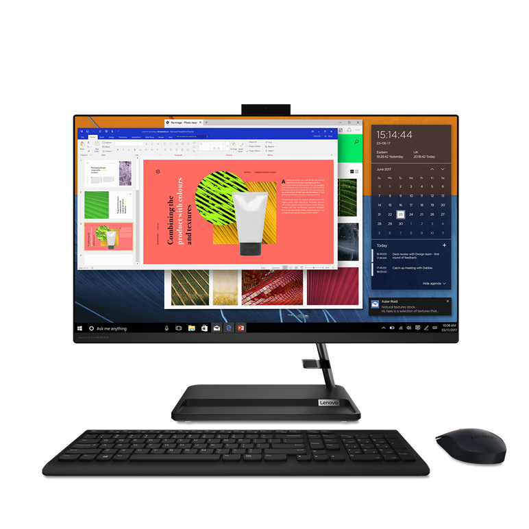 All-in-one lenovo ideacentre aio 3 27alc6 27" fhd (1920x1080) ips 250nits, amd ryzen™ 5 7530u (6c / 12t, 2.0 / 4.5ghz, 3mb l2 / 16mb l3), video integrated amd radeon graphics, ram 2x 8gb so-dimm ddr4-3200, two ddr4 so-dimm slots, dual-channel capable, up ,  All in one PC | electropc.ro