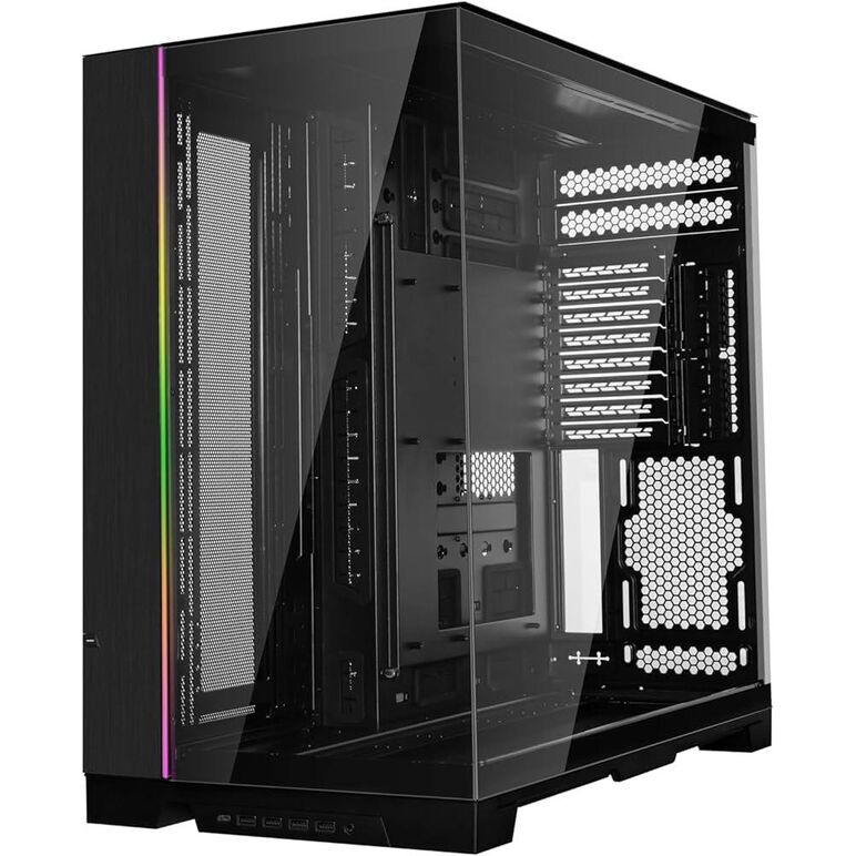 Carcasa pc lian li o11 dynamic evo xl full-tower - black, no preinstalled fans, tempered glass, e-atx,  Carcase | electropc.ro