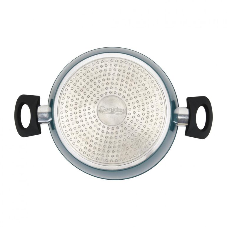 Cratita aluminiu+capac, 22x9.5 cm, 3.5 l, syvota ,cooking by heinner,  Tavi copt | electropc.ro