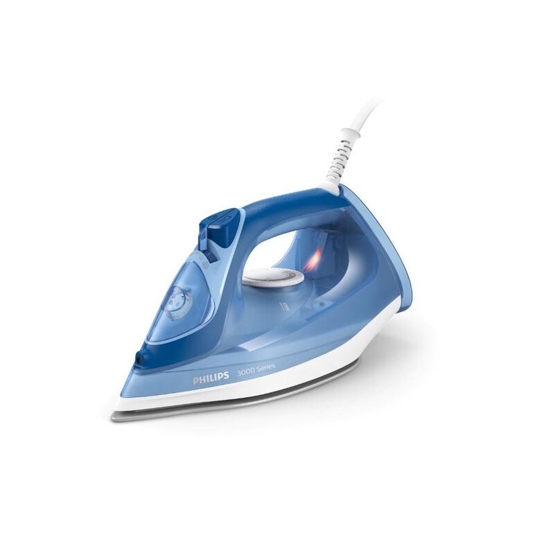 Fier de calcat philips dst3031/20 putere 2400w, jet continuu de abur 40g/min, culoare albastru, rezervor de apa 300ml, talpa ceramica, oprire automata.,  Fiare de calcat | electropc.ro