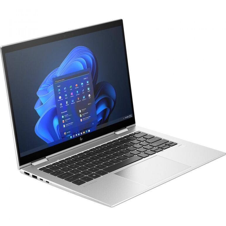 Laptop hp elitebook x360 1040 g10 cu procesor intel core i7-1355u 10-core (1.7ghz, up to 5.0ghz, 12mb), 14.0 inch wuxga touch, intel iris xe graphics, 32gb lpddr5, ssd, 1tb pcie 4x4 2280 nvme, windows 11 pro 64bit, silver, 1yw,  Laptopuri | electropc.ro