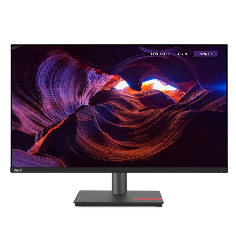Monitor  lenovo thinkvision p32p-30 31.5" ips, uhd (3840x2160), 16:9, brightness: 350 cd/m², contrast ratio: 1000:1, response time: 4ms (extreme mode) / 6ms (normal mode), dot / pixel per inch: 140 dpi, color gamut: 100% srgb, 95% dci-p3, view angle: 178°,  Monitoare LED | electropc.ro