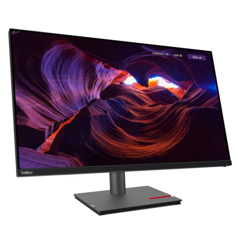 Monitor  lenovo thinkvision p32p-30 31.5" ips, uhd (3840x2160), 16:9, brightness: 350 cd/m², contrast ratio: 1000:1, response time: 4ms (extreme mode) / 6ms (normal mode), dot / pixel per inch: 140 dpi, color gamut: 100% srgb, 95% dci-p3, view angle: 178°,  Monitoare LED | electropc.ro
