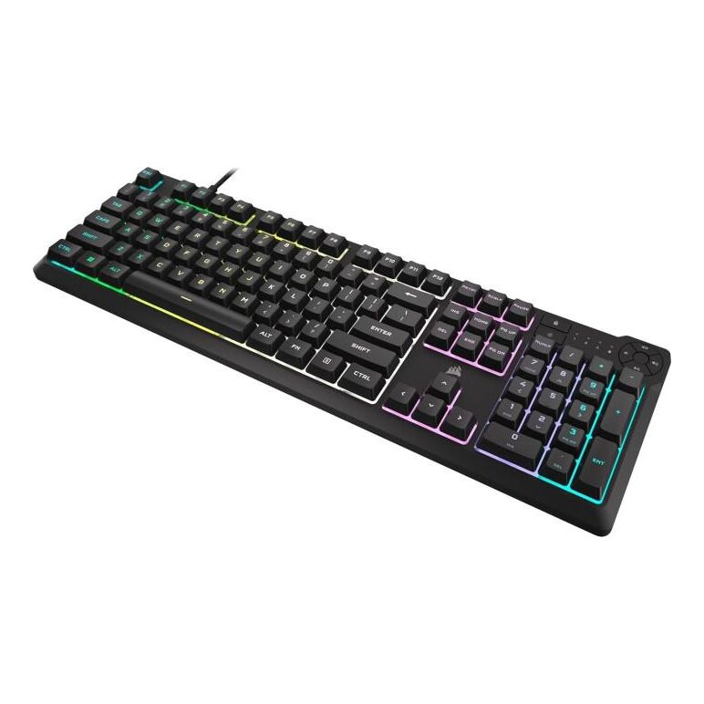 Tastatura gaming corsair k55 core backlit zoned rgb led, rubberdome,  Tastaturi | electropc.ro
