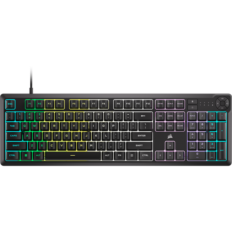 Tastatura gaming corsair k55 core backlit zoned rgb led, rubberdome,  Tastaturi | electropc.ro
