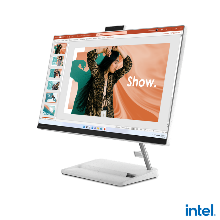 All-in-one lenovo ideacentre aio 3 24iap7 23.8" fhd (1920x1080) ips 250nits anti-glare, intel core i7-13620h, 10c (6p + 4e) / 16t, p-core up to 4.9ghz, e-core up to 3.6ghz, 24mb, video integrated intel uhd graphics, ram 2x 8gb so-dimm ddr4-3200, two ddr4 ,  All in one PC | electropc.ro