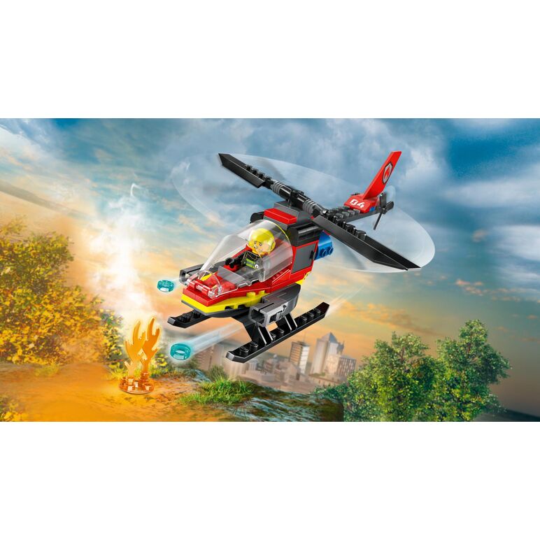 Elicopter de pompieri, lego 60411,  Seturi de constructie | electropc.ro