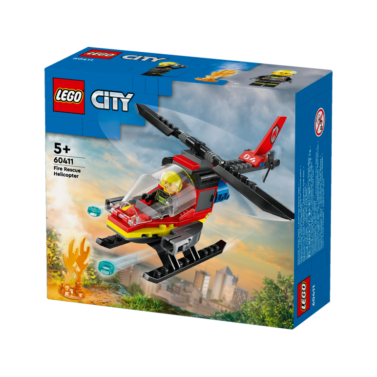 Elicopter de pompieri, lego 60411,  Seturi de constructie | electropc.ro