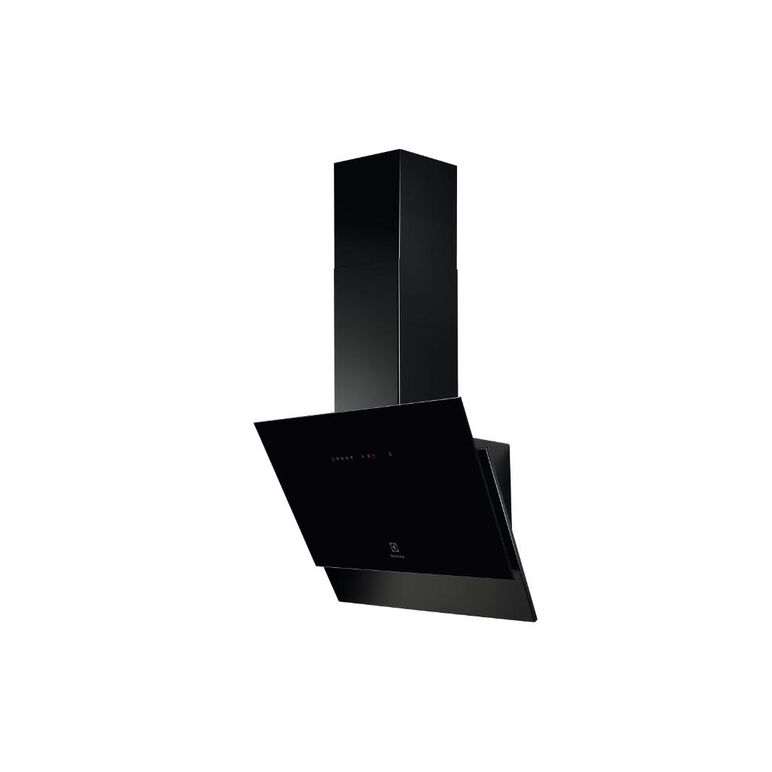 Hota incorporabila decorativa electrolux lfv616k, putere de absorbtie 700 mc/h, 1 motor, 60 cm, conectivitate plita, functie breeze, negru,  Hote telescopice | electropc.ro