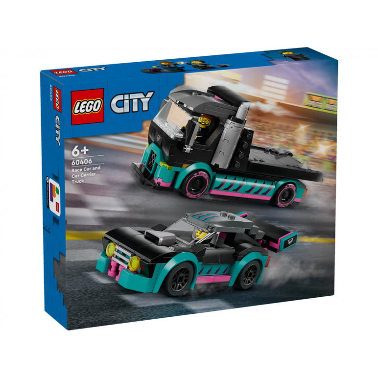 Masina curse&camion transp.lego 60406,  Seturi de constructie | electropc.ro