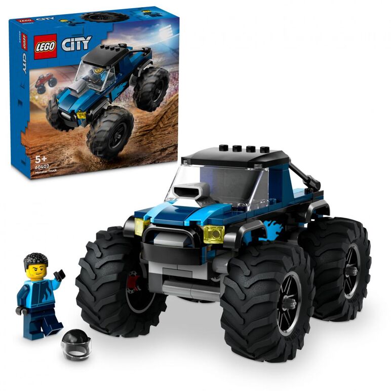 Monster truck albastru, lego 60402,  Seturi de constructie | electropc.ro