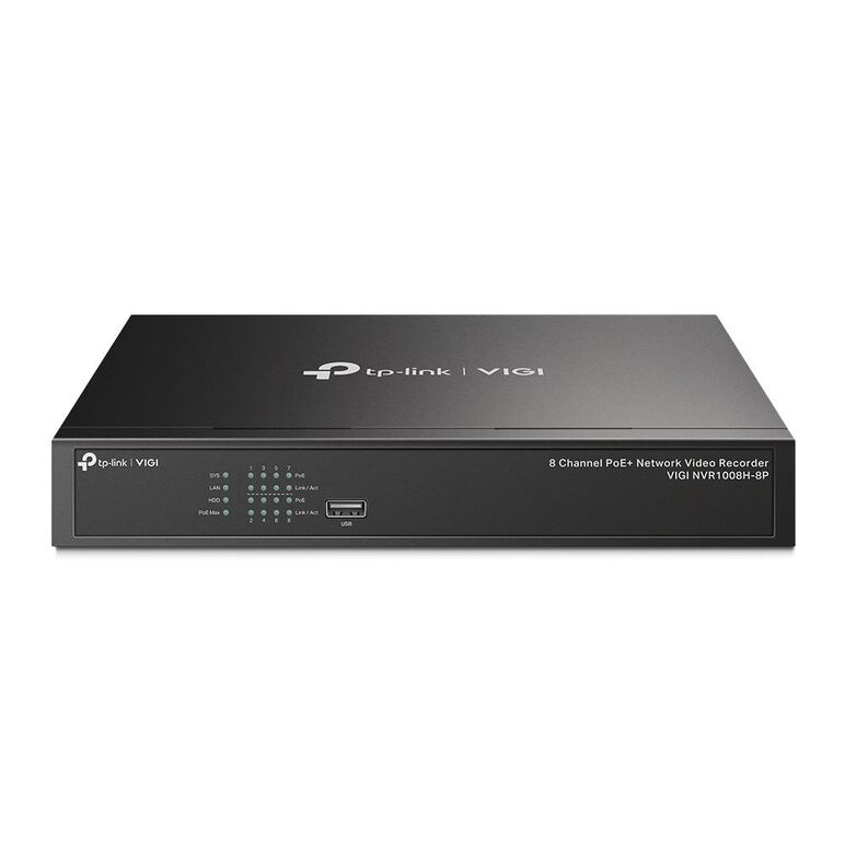 Tp-link poe+ recorder video de retea pe 8 canale vigi nvr1008h8p, decodare: h.265+/h.265/ h.264+/h.264, rezolutie playback: 8mp/5mp/4mp/3mp/1080p/uxga/720p/vga/4cif/dcif/2cif/cif/qcif, 2-ch @ 8mp, 4-ch @ 4mp, 8-ch @ 2mp, incoming bandwith: 80 mbps, outgoi,  NVR | electropc.ro