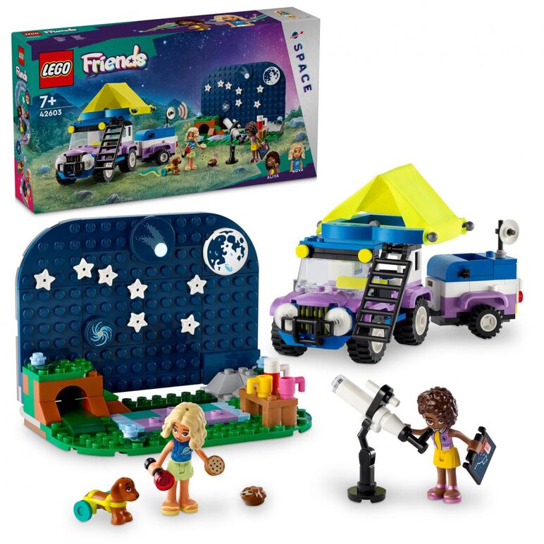 Vehicul camping obs.stelelor, lego 42603,  Seturi de constructie | electropc.ro