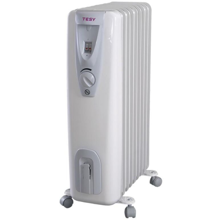 Calorifer electric tesy, 9 elementi, ulei, 3 trepte putere, min. 800w, max. 2000w, termostat reglabil, culoare alb,  Calorifer | electropc.ro