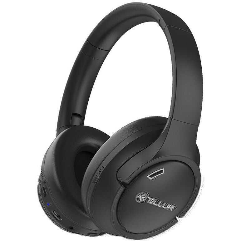 Casti bluetooth tellur vibe, frecventa 2.4ghz, class 2, sensibiliate 113 ±3db, impendanta 32Ω, timp ascultare pana la 15 ore cu anc pornit, pana la 20 de ore cu anc oprit, negru,  Casti audio | electropc.ro