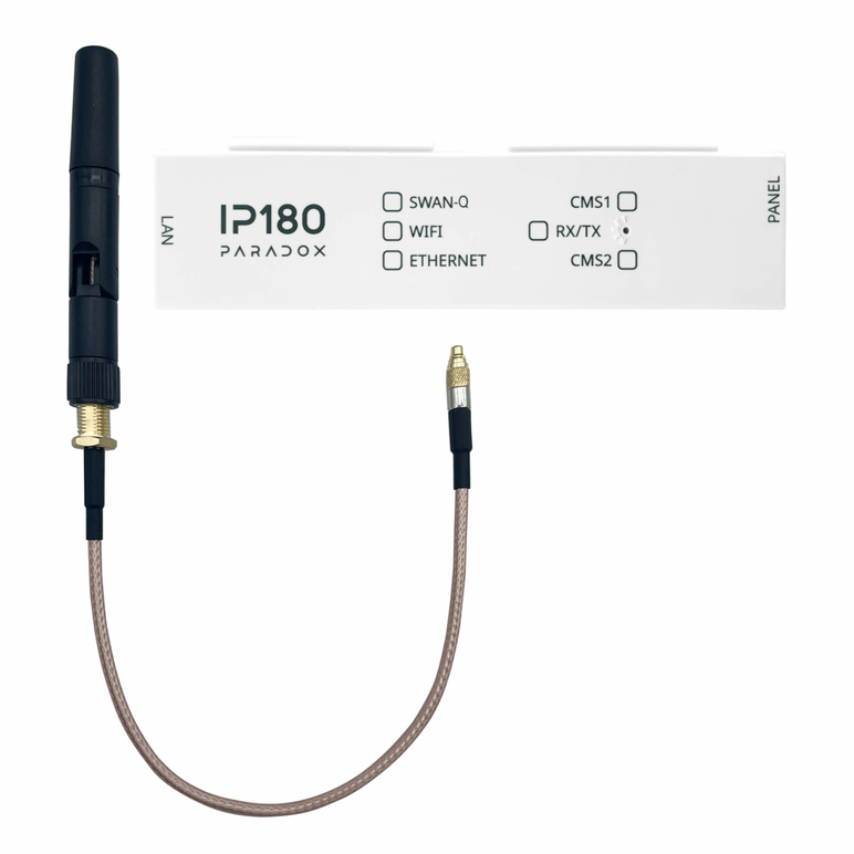 Ip180-w modul de comunicare internet pentru centralele de alarma de la paradox; ethernet:100 mbps/10 mbps; compatibilitate:cu evohd+, sp+, mg+ și majoritatea centralelor fabricate după 2012; frecventa wifi:2.4 ghz, b, g, n; tensiune de intrare: 10v pana l,  Accesorii | electropc.ro