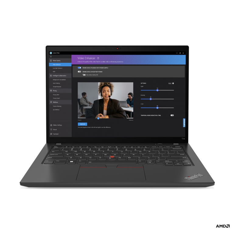 Laptop lenovo thinkpad t14 gen 4, 14" wuxga, intel® core™ i5-1335u, integrated intel® iris® xe graphics functions as uhd graphics, ram 16gb, ssd 512gb, 3yp w11p,  Laptopuri | electropc.ro