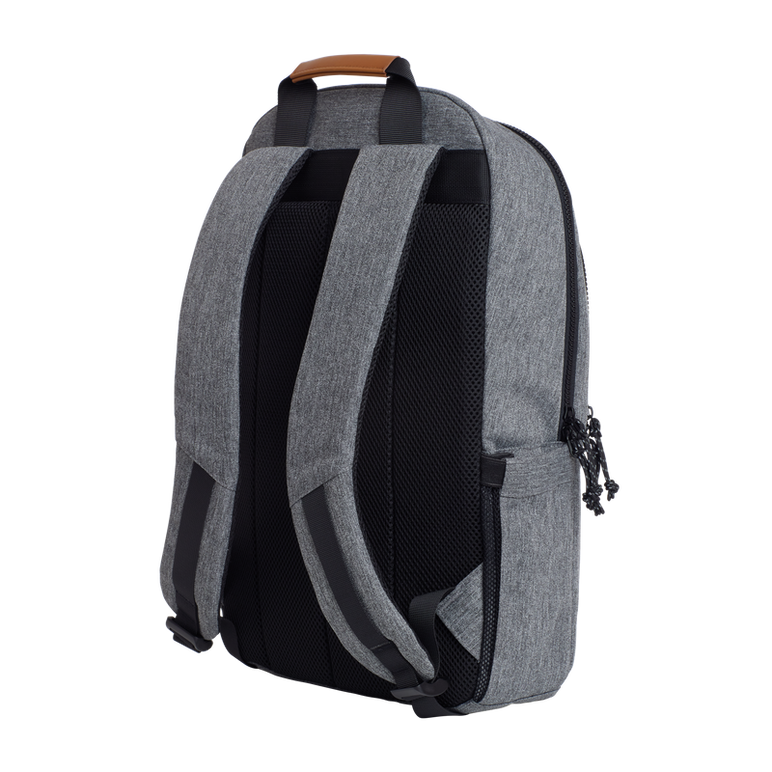 Rucsac laptop trust avana pentru laptop-uri cu diagonala de 16", material pom, rpet polyester, rpet twill polyester, volum 20 l, gri,  Genti laptop | electropc.ro