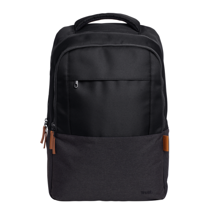Rucsac laptop trust lisboa pentru laptop-uri cu diagonala de 16", material pom, rpet polyester, rpet twill polyester, volum 23 l, negru,  Genti laptop | electropc.ro