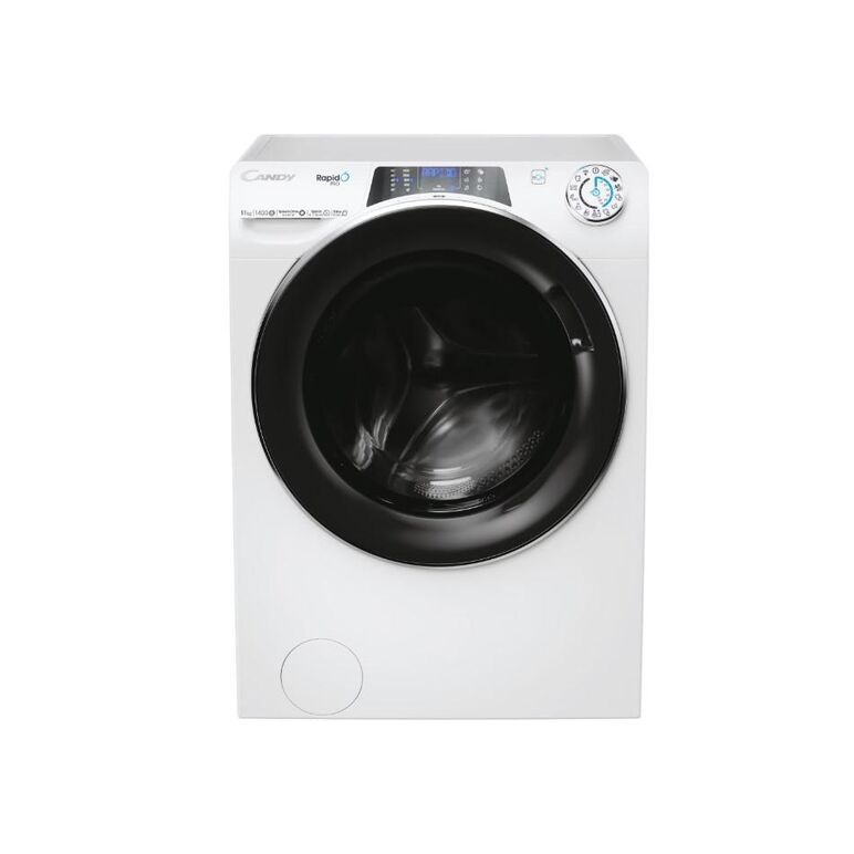 Masina de spalat rufe candy rapido pro rp 4116bwmbc/1-s, 11 kg, 1400 rpm, clasa a, motor inverter, quick&clean technology, steam hygiene+, wifi/ hon app, easy iron+, alb,  Masini de spalat rufe automate | electropc.ro