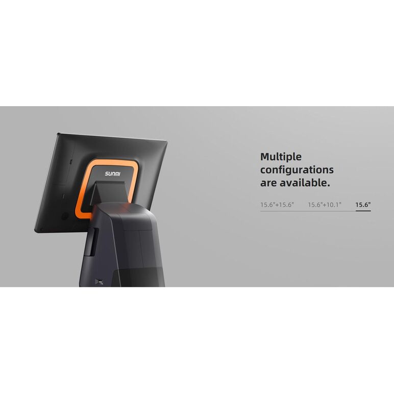 Sunmi desktop pos system l1561 t2s en (15.6", 4gb + 64gb, printer 80mm ,wifi, eu adapter),  Terminale POS Dekstop | electropc.ro