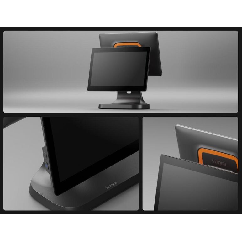 Sunmi desktop pos system l1573 t2s lite en (15.6" + 15.6", 4gb + 64gb, wifi, eu adapter),  Terminale POS Dekstop | electropc.ro