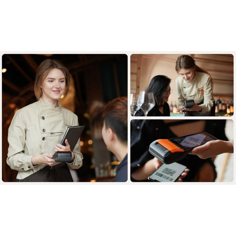 Sunmi mobile t5940 v2s - wireless data pos system, v2s android 11, 2gb + 16gb, 5mp camera, micro sd, eu 4g, nfc, 2 sam, printer + label printer, 1d/2dscanner, non-gms,  Terminale mobile | electropc.ro