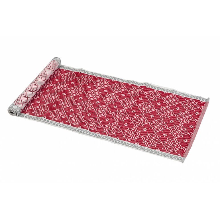 Traversa masa heinner flori rosii 33 x 180 cm,  Traverse | electropc.ro