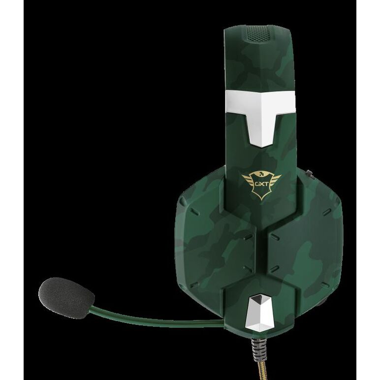 Casti cu microfon trust gxt 322c carus gaming headset, jungle camo,  Casti audio | electropc.ro