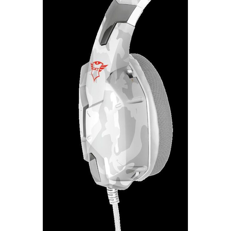 Casti cu microfon trust gxt 322w carus gaming headset, snow camo,  Casti audio | electropc.ro
