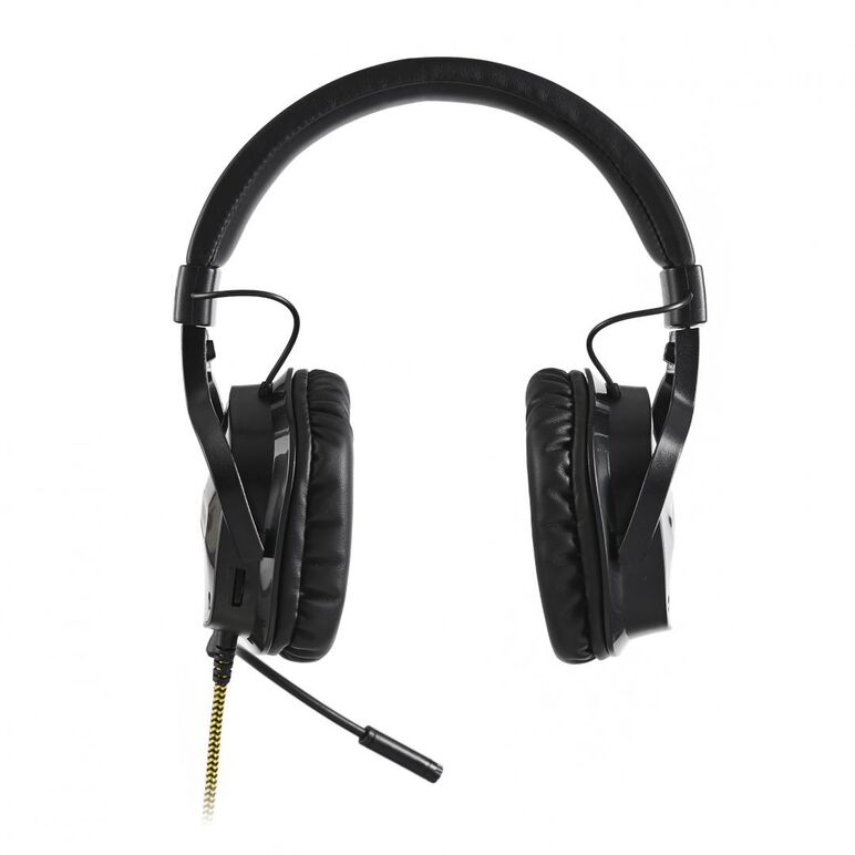 Casti cu microfon x by serioux, gaming, camiron usb, diametru difuzoare 50mm, plaja de frecvente 20-20khz, sensibilitate 102db, impedanta 32 ohm, conexiune usb, cablu textil, lungime cablu 2.2m, control volum si microfon pe casca,  Casti audio | electropc.ro