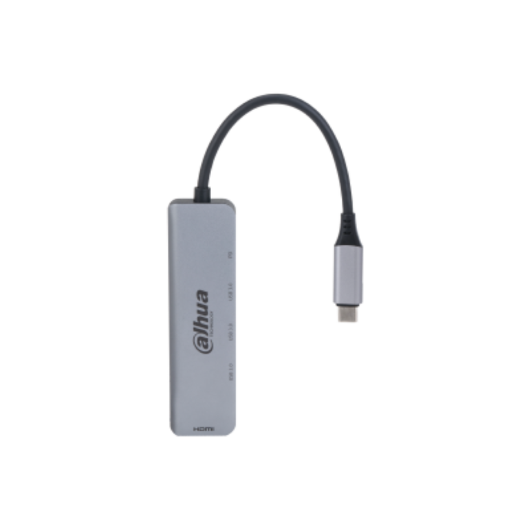 Dahua 5 in 1 usb 3.1 type-c to hdmi docking station, intrare: usb type- c, iesire: 3 x usb 3.0, 1 x hdmi, 1 x pd, dimensiuni:101.0 mm × 28.0 mm × 10.0 mm, greutate: 40g.,  Hub-uri USB | electropc.ro