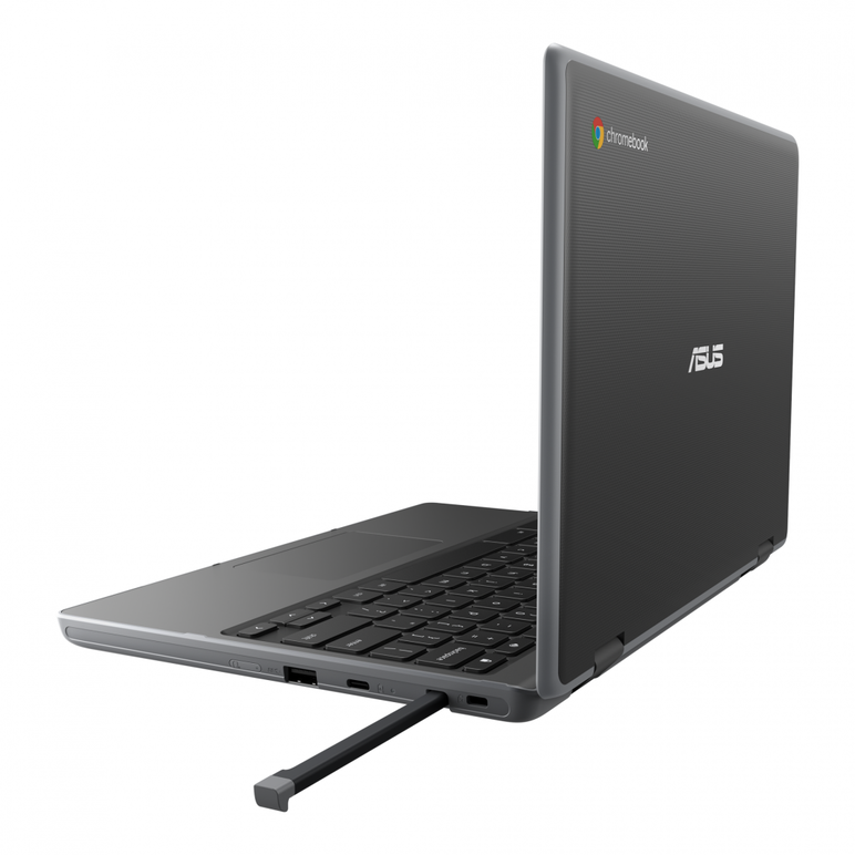 Laptop asus chromebook flip, cr1100fka-bp0160, 11.6-inch, hd (1366 x 768) 16:9, intel celeron n5100 processor 1.1 ghz (4m cache, up to 2.8 ghz, 4 cores), intel uhd graphics, lpddr4x 8gb, 64g emmc, 60hz, 250nits, glossy display, led backlit, 720p hd camera,  Laptopuri | electropc.ro