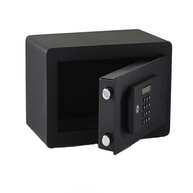 Seif compact de inalta siguranta yale, 200x350x200 mm yseb/200/eb1; caracteristici: ușa tăiată cu laser-întărită cu placă armată anti- forare; mecanism deschidere ușă automat; Încuietoare motorizată cu  nivel de securitate ridicat; blocare timp de 1min în,  Seifuri | electropc.ro