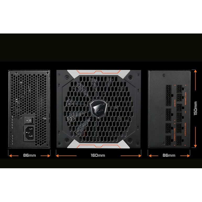 Sursa modulara gigabyte gp-ap850gm, 80 plus gold, eff. 90%, 850w,  Surse PC | electropc.ro