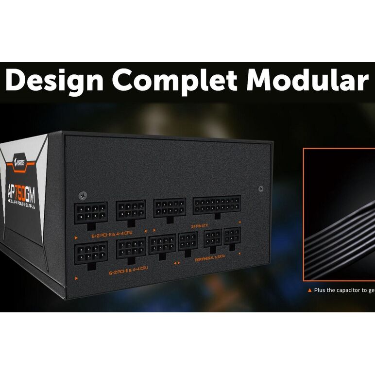 Sursa modulara gigabyte gp-ap850gm, 80 plus gold, eff. 90%, 850w,  Surse PC | electropc.ro