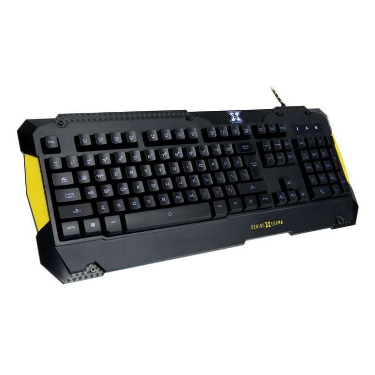Tastatura gaming x by serioux, edana, taste iluminate 4 culori, anti- ghosting pana la 20 de taste, functii multimedia, durata de viata taste ~10mil apasari, functie blocare tasta windows, cablu textil,  Tastaturi | electropc.ro