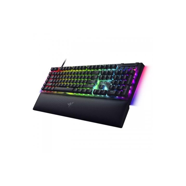 Tastatura mecanica gaming blackwidow v4 x (green switch), layout us, taste abs, layout us, cu 6 butoane customizabile, negru,  Tastaturi | electropc.ro