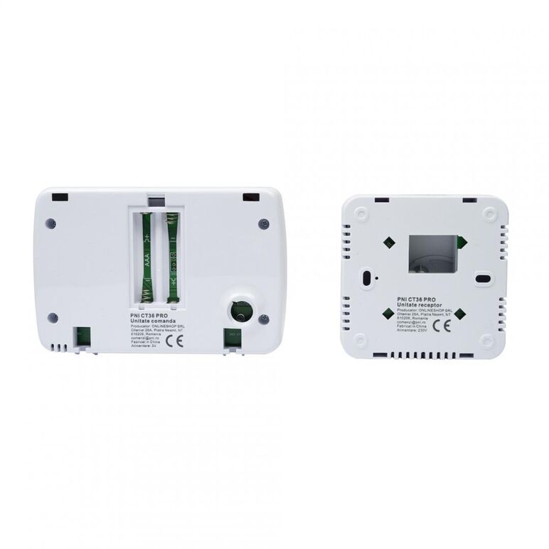Termostat inteligent pni ct36 pro fara fir, wifi 2.4ghz, control prin internet app tuyasmart, regim iarna-vara, pentru centrale termice, montare: birou / perete, culoare alb, conectivitate: wireless la router internet: wifi 802.11b/g/n (2.4 ghz); wpa2 (tk,  Termostate ambientale | electropc.ro