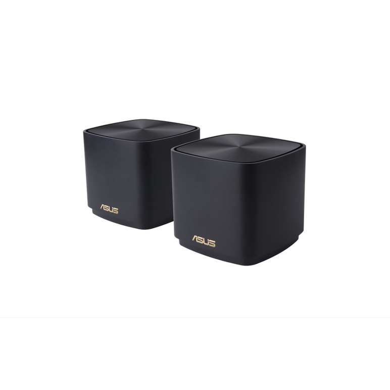 Asus dual-band large home mesh zenwifi system, xd4 plus 2 pack; black, ax1800 , 1201 mbps+ 574 mbps, 128 mb flash, 256 mb ram ; ieee 802.11a, ieee 802.11b, ieee 802.11g, wifi 4 (802.11n), wifi 5 (802.11ac), wifi 6 (802.11ax), ipv4, ipv6, 2 x antene intern,  Routere Wireless | electropc.ro