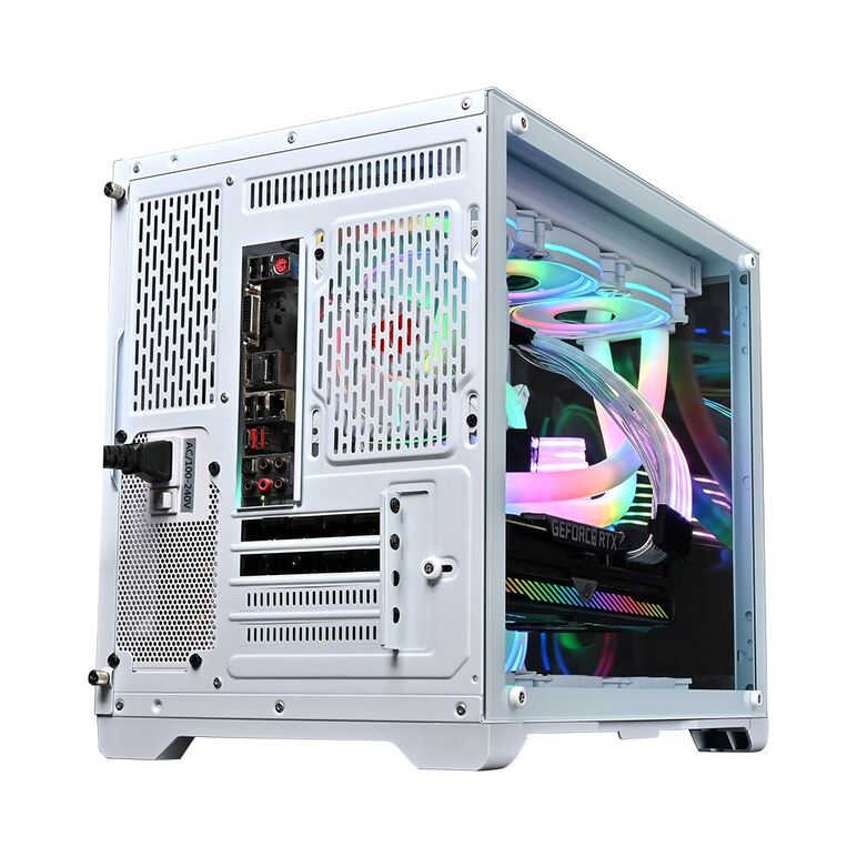 Carcasa 1stplayer mv6 cube tower argb alb,  Carcase | electropc.ro