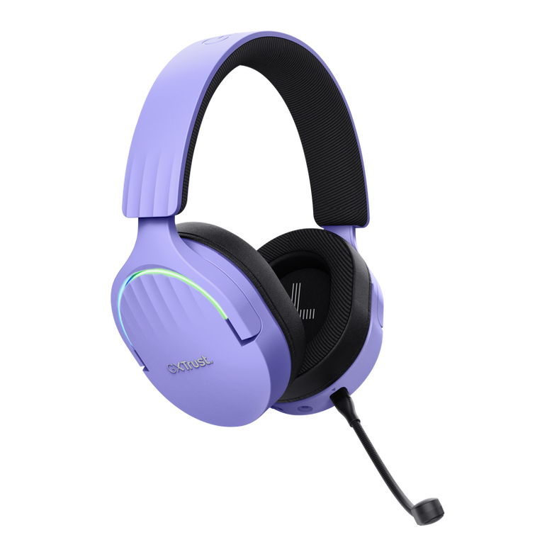 Casti gaming trustgxt 491p fayzo cu fir, interfata usb 2.0, frecventa de raspuns 20 hz - 20.000 hz, sensivitate 100 db, mov,  Casti audio | electropc.ro