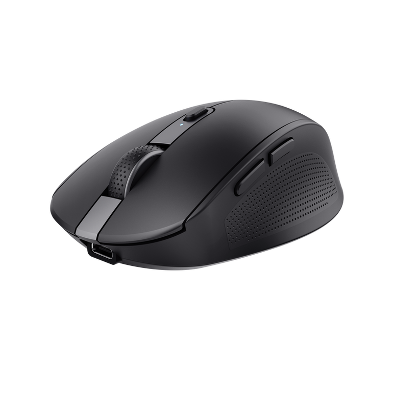Mouse trust ozaa compact, rezolutie maxima 3200 dpi, interfata usb-a, usb-c, negru,  Mouse | electropc.ro