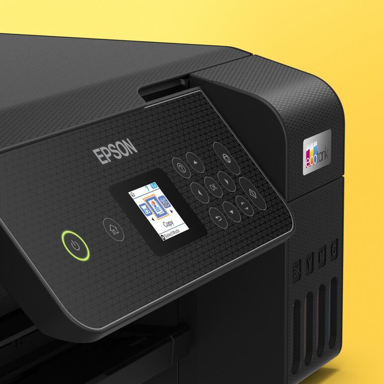 Multifunctional inkjet color epson ecotank ciss l3280, dimensiune a4 (printare,copiere, scanare), printare borderless, viteza 33ppm alb- negru, 15ppm color, rezolutie 5760x1440 dpi, alimentare hartie 100 coli, scanner cis rezolutie 1.200  x 2.400 dpi, int,  Multifunctionale Inkjet | electropc.ro