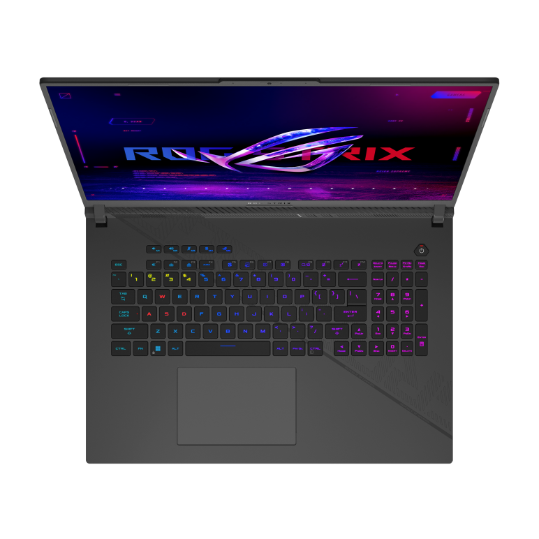 "laptop gaming asus rog strix g18, g814jvr-n6002, 18-inch, qhd+ 16:10 (2560 x 1600, wqxga), rog nebula display, i9-14900hx, intel® uhd graphics, rtx 4060, 240hz, 2x ddr5 so-dimm slots 2x pcie, ddr5 32gb, 1tb pcie® 4.0 nvme™ m.2 ssd, 500nits, anti-glare di,  Laptopuri | electropc.ro
